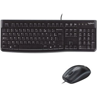 Pack 2en1 (Clavier/Souris) Logitech Desktop MK120 (Noir)