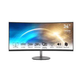 Ecran incurvé 34" MSI Pro MP341CQ UWQHD 100Hz